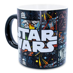 Star Wars Allover Comic Print Ceramic Mug | Holds 20 Ounces
