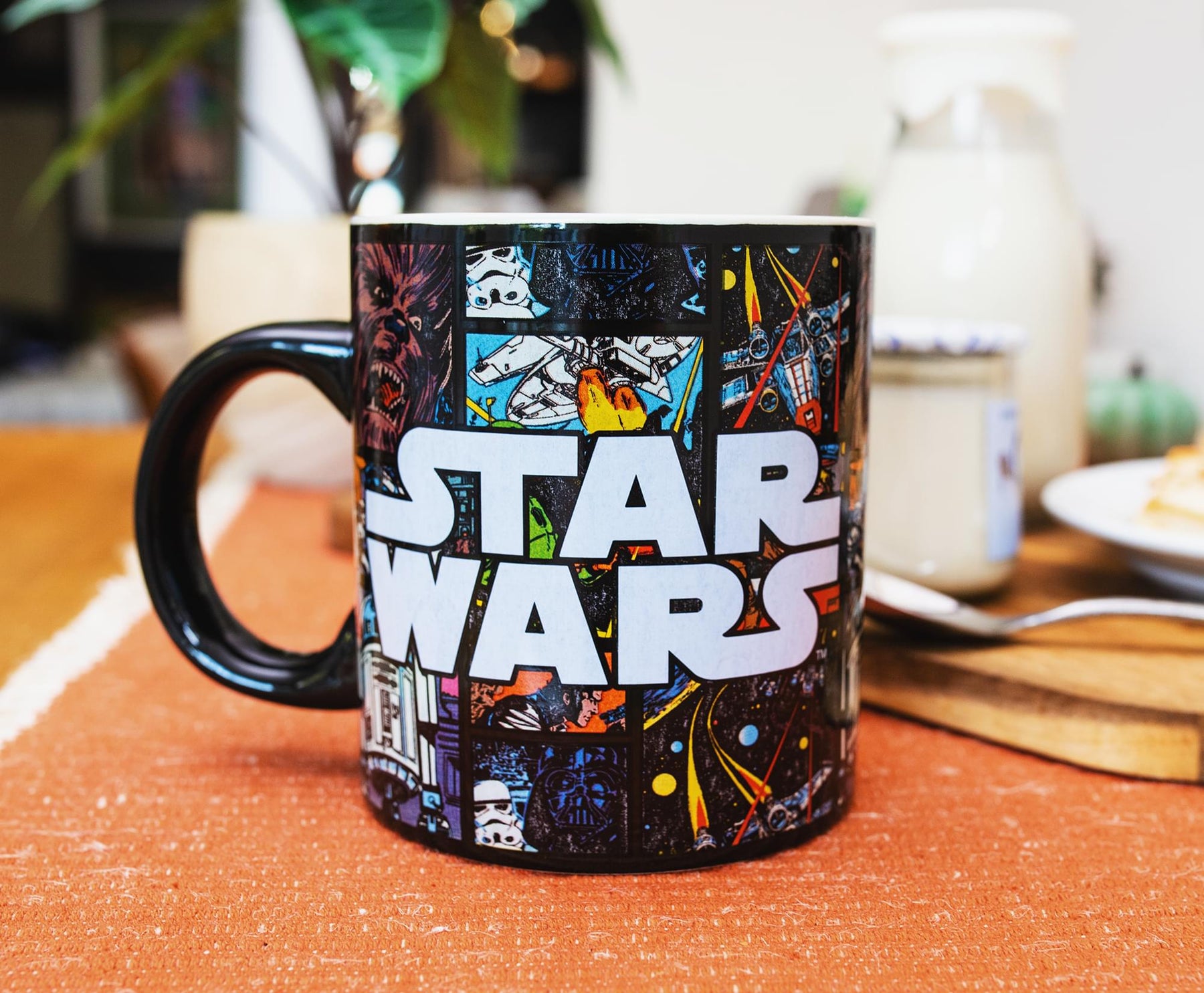 Star Wars Allover Comic Print Ceramic Mug | Holds 20 Ounces