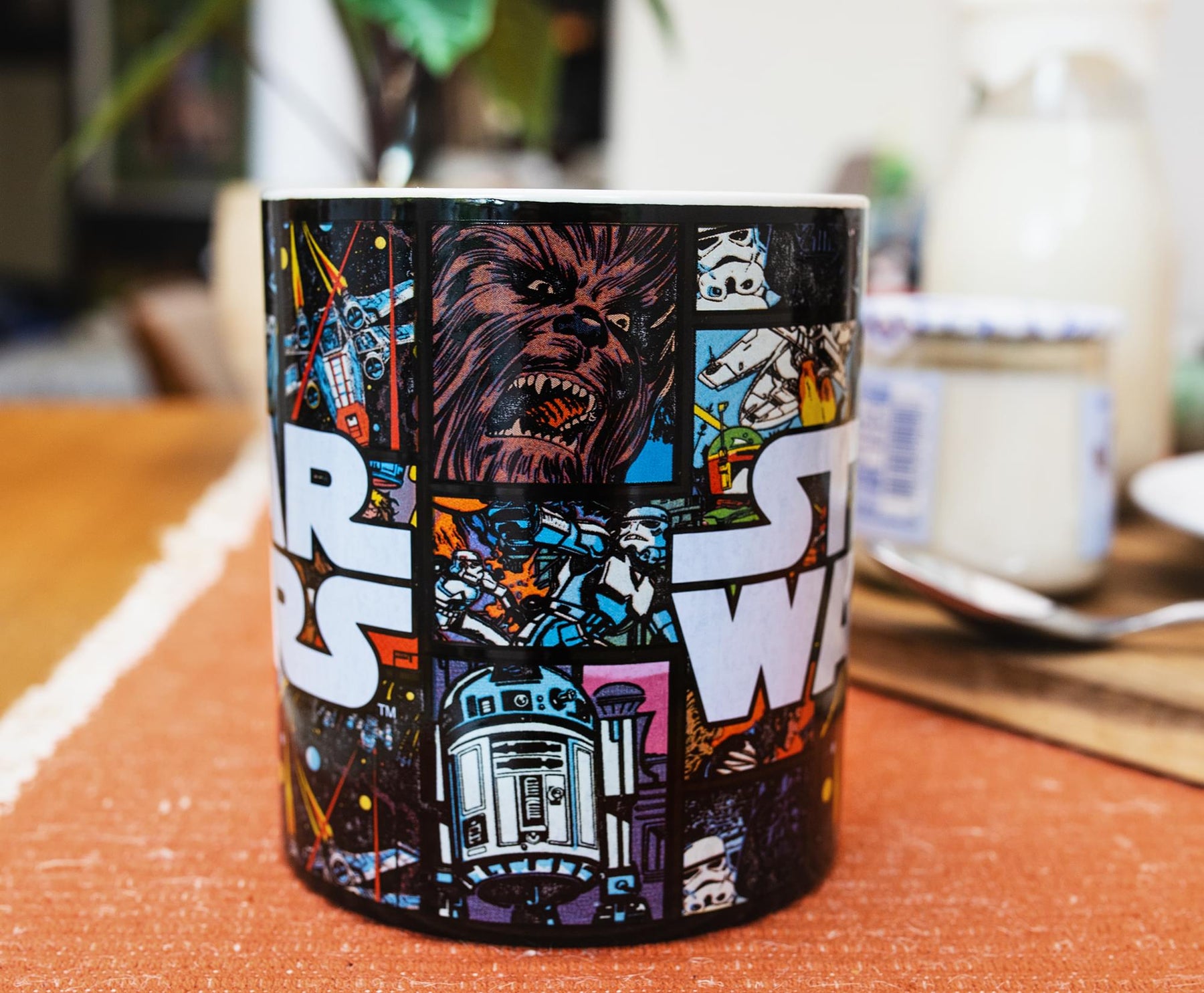 Star Wars Allover Comic Print Ceramic Mug | Holds 20 Ounces