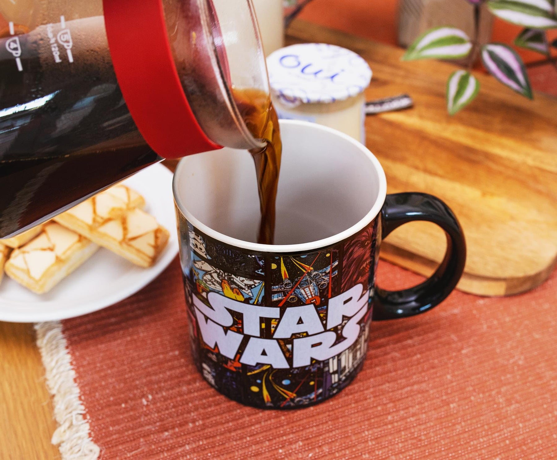 Star Wars Allover Comic Print Ceramic Mug | Holds 20 Ounces