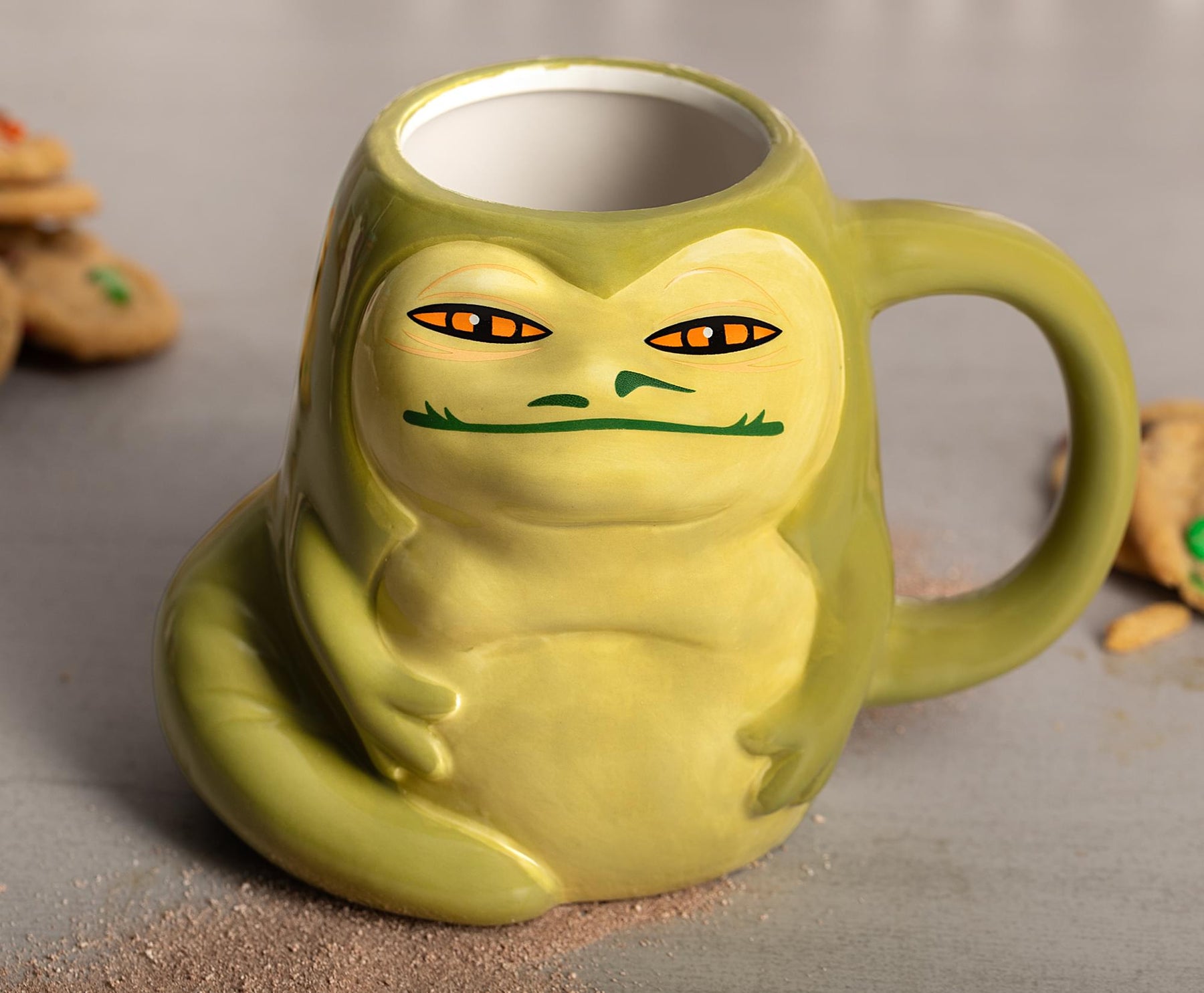 Vandor 55695 Star Wars Jabba The Hutt Taza de café de cerámica con forma de sopa, multicolor Vandor 55695 Star Wars Jabba The Hutt Taza de café de cerámica con forma de sopa, multicolor
