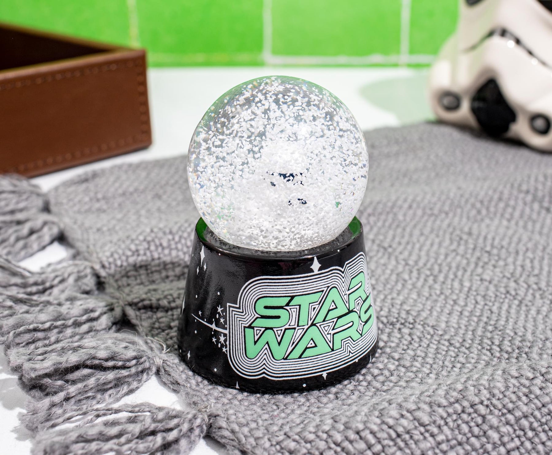Star Wars Stormtrooper 3-Inch Mini Light-Up Snow Globe