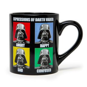 Star Wars Darth Vader Expressions Ceramic Mug | Holds 14 Ounces