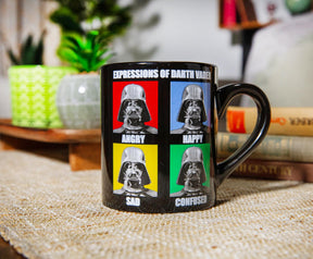 Star Wars Darth Vader Expressions Ceramic Mug | Holds 14 Ounces