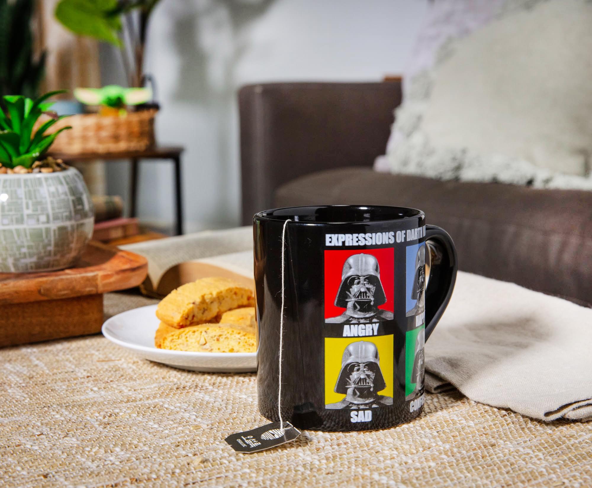 Star Wars Darth Vader Expressions Ceramic Mug | Holds 14 Ounces