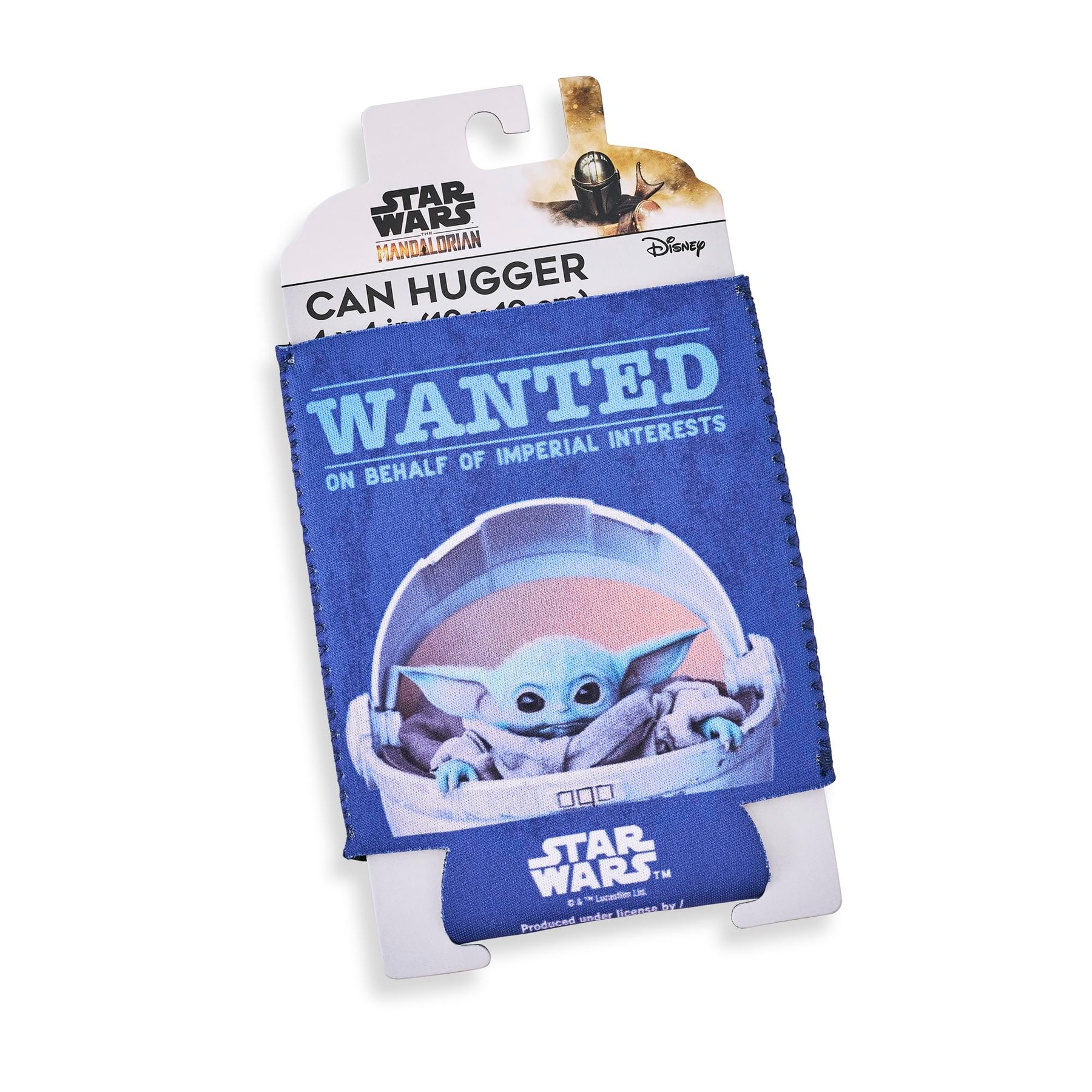 Star Wars The Mandalorian Grogu "Wanted" Foam Can Hugger