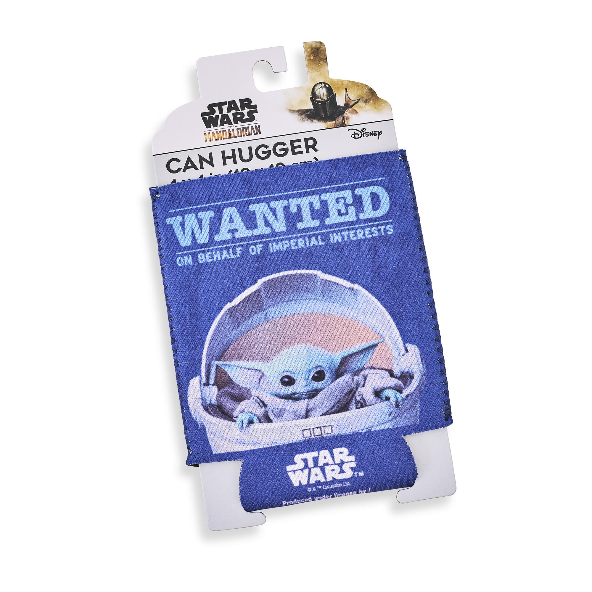 Star Wars The Mandalorian Grogu "Wanted" Foam Can Hugger