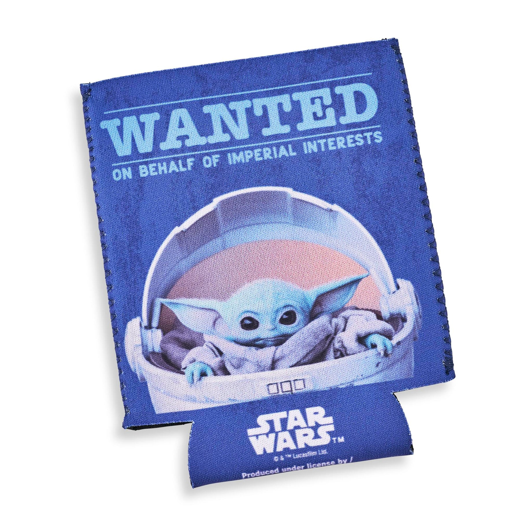Star Wars The Mandalorian Grogu "Wanted" Foam Can Hugger