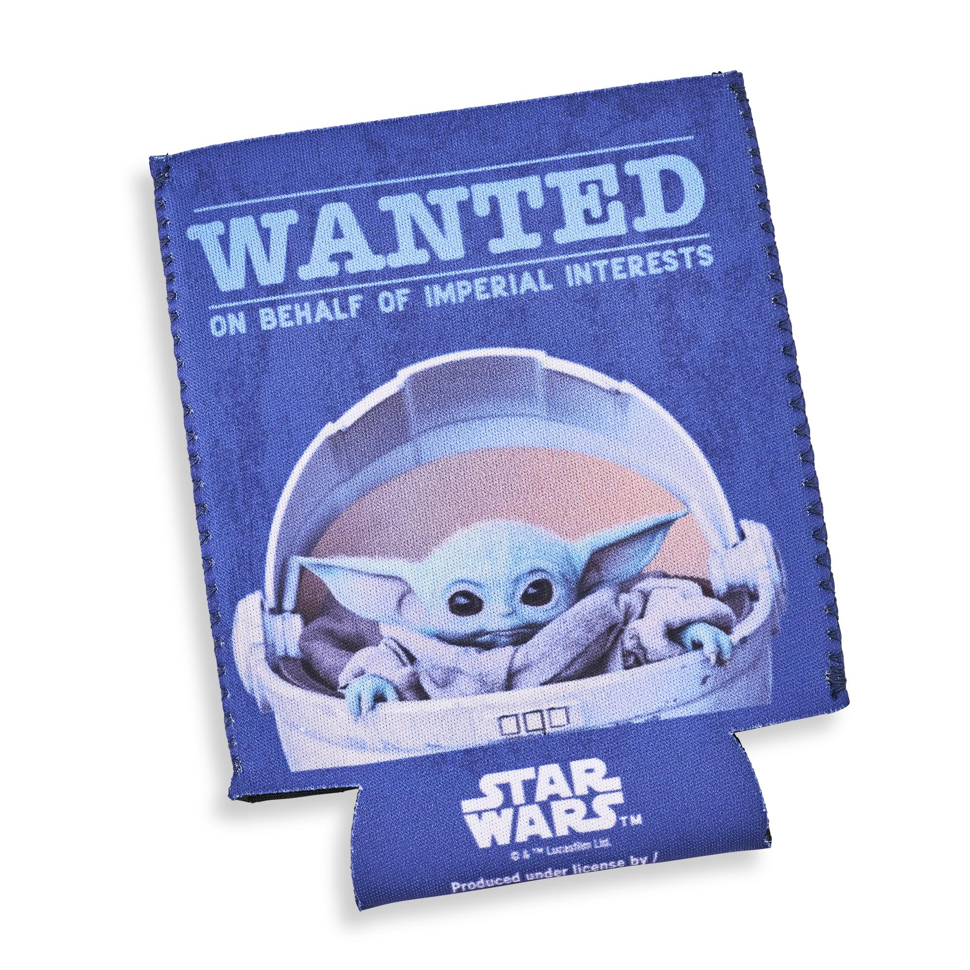 Star Wars The Mandalorian Grogu "Wanted" Foam Can Hugger