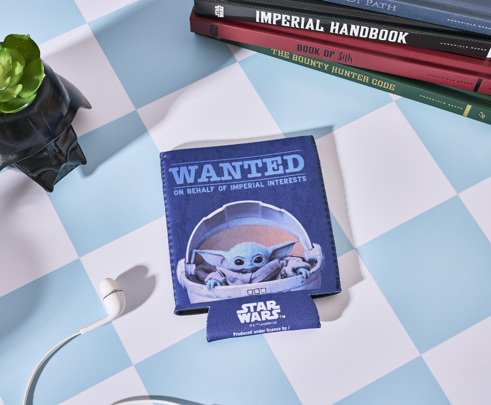 Star Wars The Mandalorian Grogu "Wanted" Foam Can Hugger