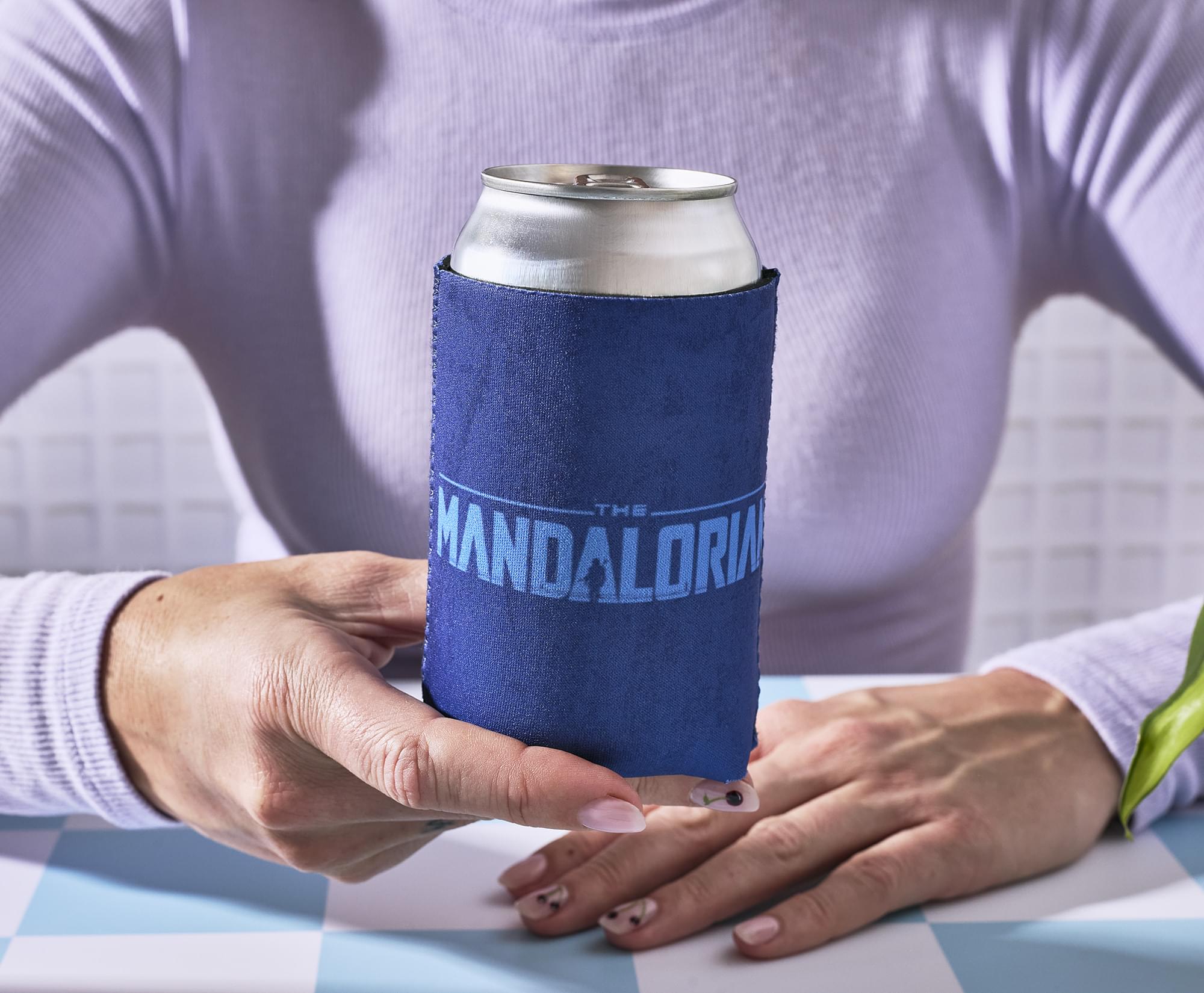 Star Wars The Mandalorian Grogu "Wanted" Foam Can Hugger
