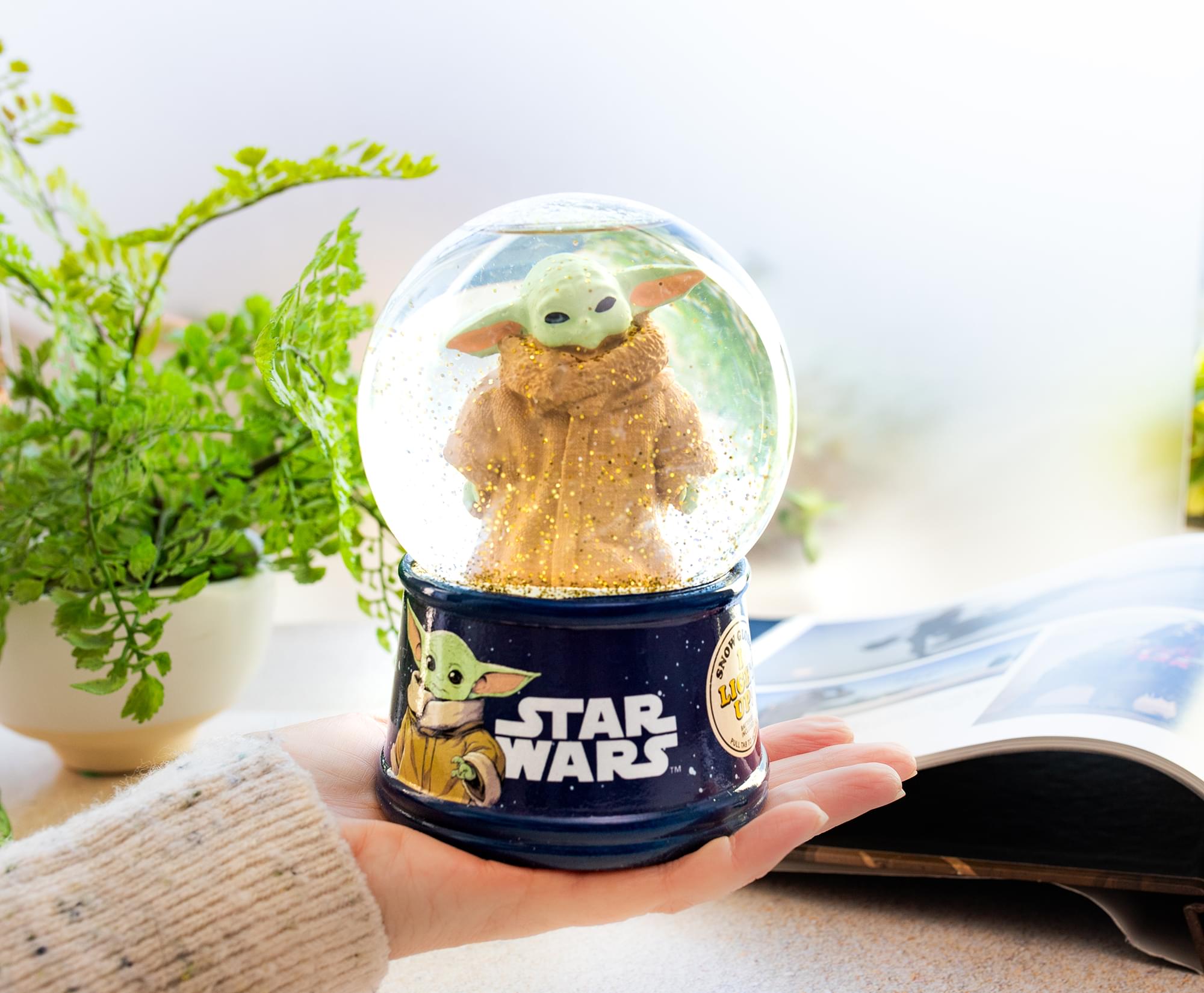 Star Wars: The Mandalorian Grogu The Child Light-Up Snow Globe | 6 Inches Tall