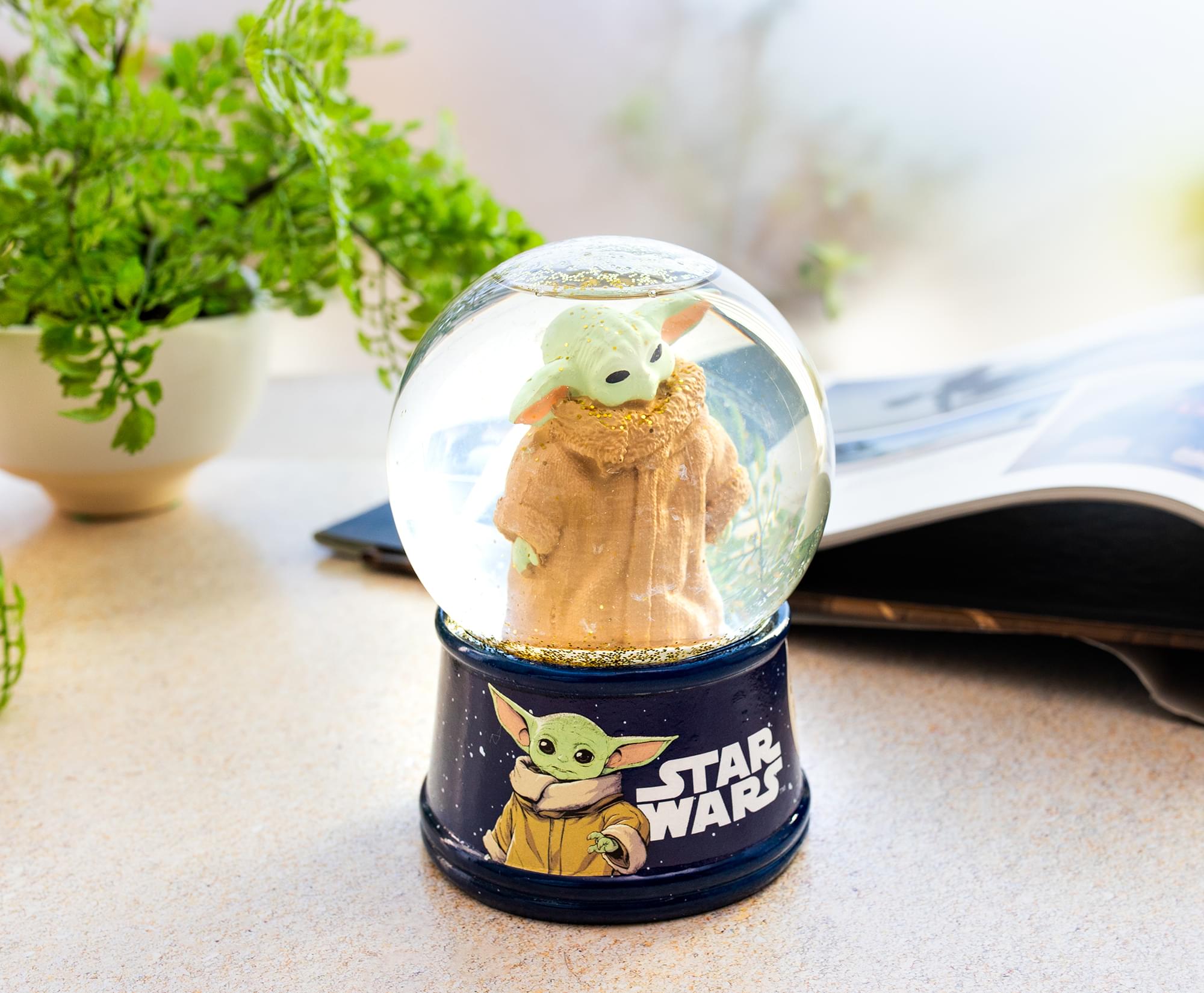 Star Wars: The Mandalorian Grogu The Child Light-Up Snow Globe | 6 Inches Tall
