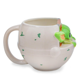 Star Wars: The Mandalorian The Child Sculpted Ceramic Mug | Holds 20 Ounces