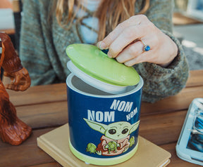 Star Wars: The Mandalorian Grogu "Nom Nom Nom" Frogs Ceramic Cookie Jar