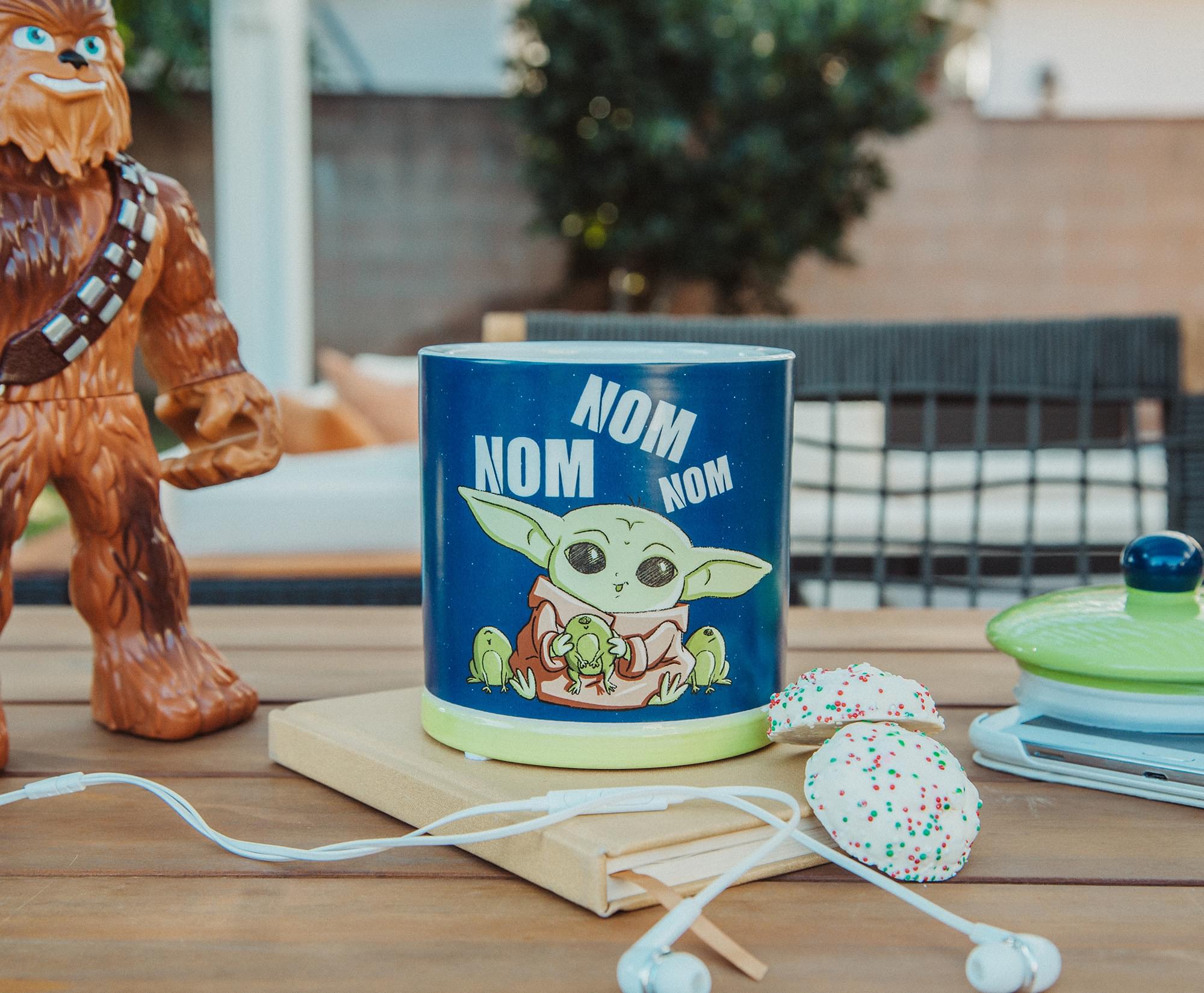 Star Wars: The Mandalorian Grogu "Nom Nom Nom" Frogs Ceramic Cookie Jar