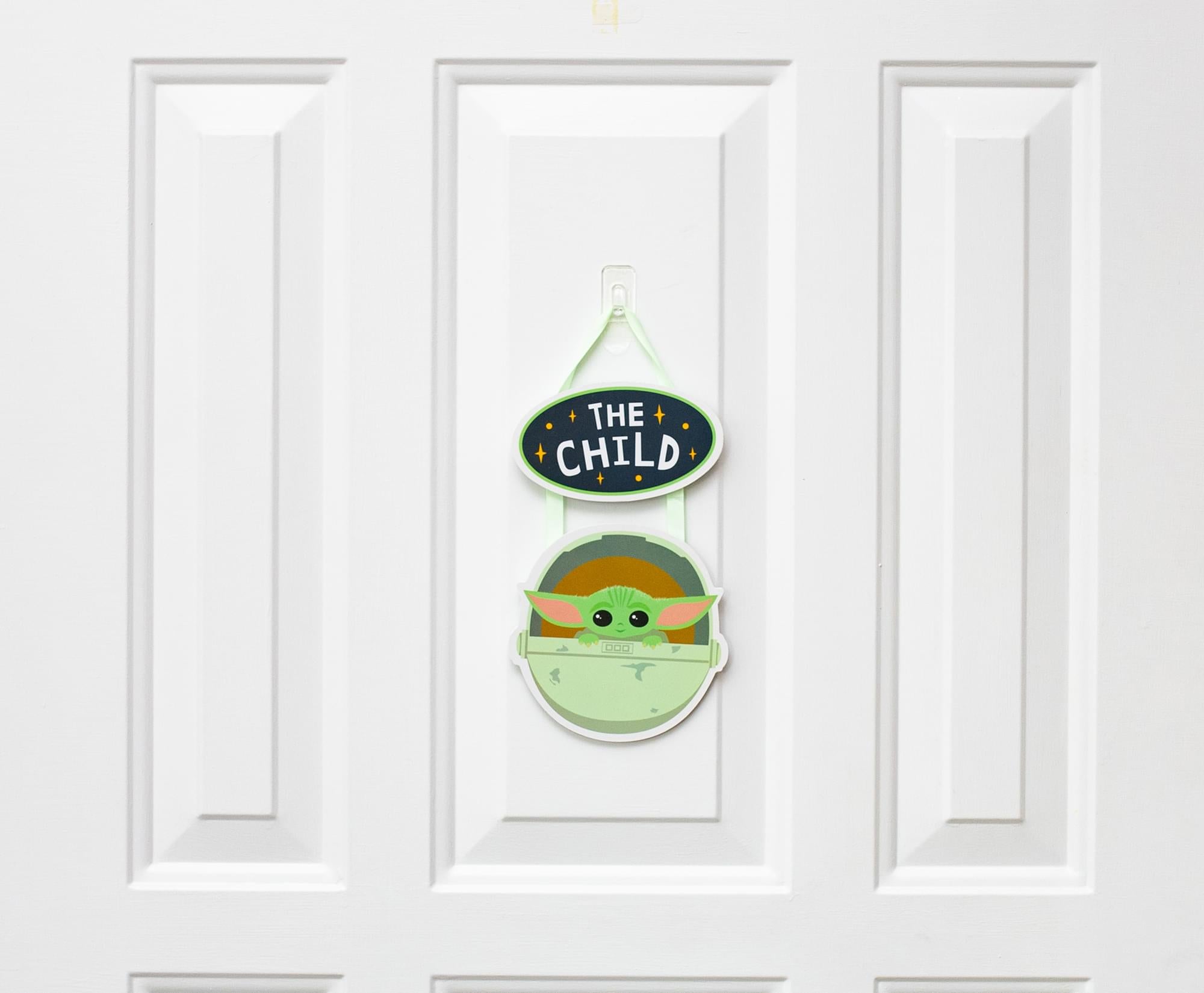 Star Wars: The Mandalorian The Child Hanging Sign Wall Art | 5 x 10 Inches