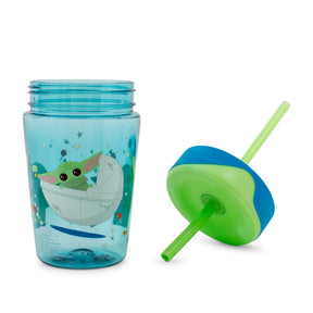 Star Wars: The Mandalorian Grogu Kids Spill-Proof Tumbler With Straw | 18 Ounces