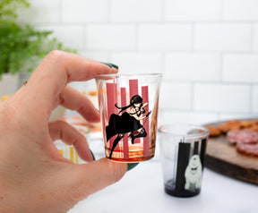 Spy x Family Trio and Logo 2-Ounce Mini Shot Glasses | Set of 4