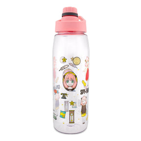Spy x Family Anya Icons Water Bottle With Screw-Top Lid | Holds 28 Ounces