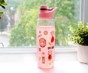Spy x Family Anya Icons Water Bottle With Screw-Top Lid | Holds 28 Ounces