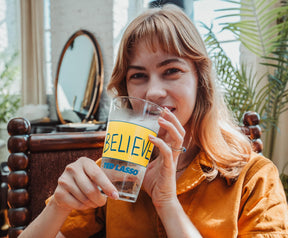 Ted Lasso "Believe" Pint Glass | Holds 16 Ounces
