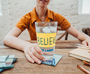 Ted Lasso "Believe" Pint Glass | Holds 16 Ounces