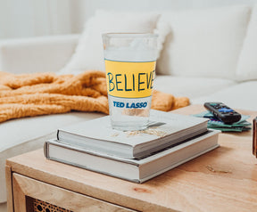 Ted Lasso "Believe" Pint Glass | Holds 16 Ounces
