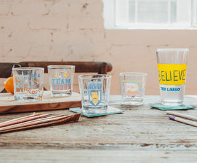 Ted Lasso "Believe" Pint Glass | Holds 16 Ounces