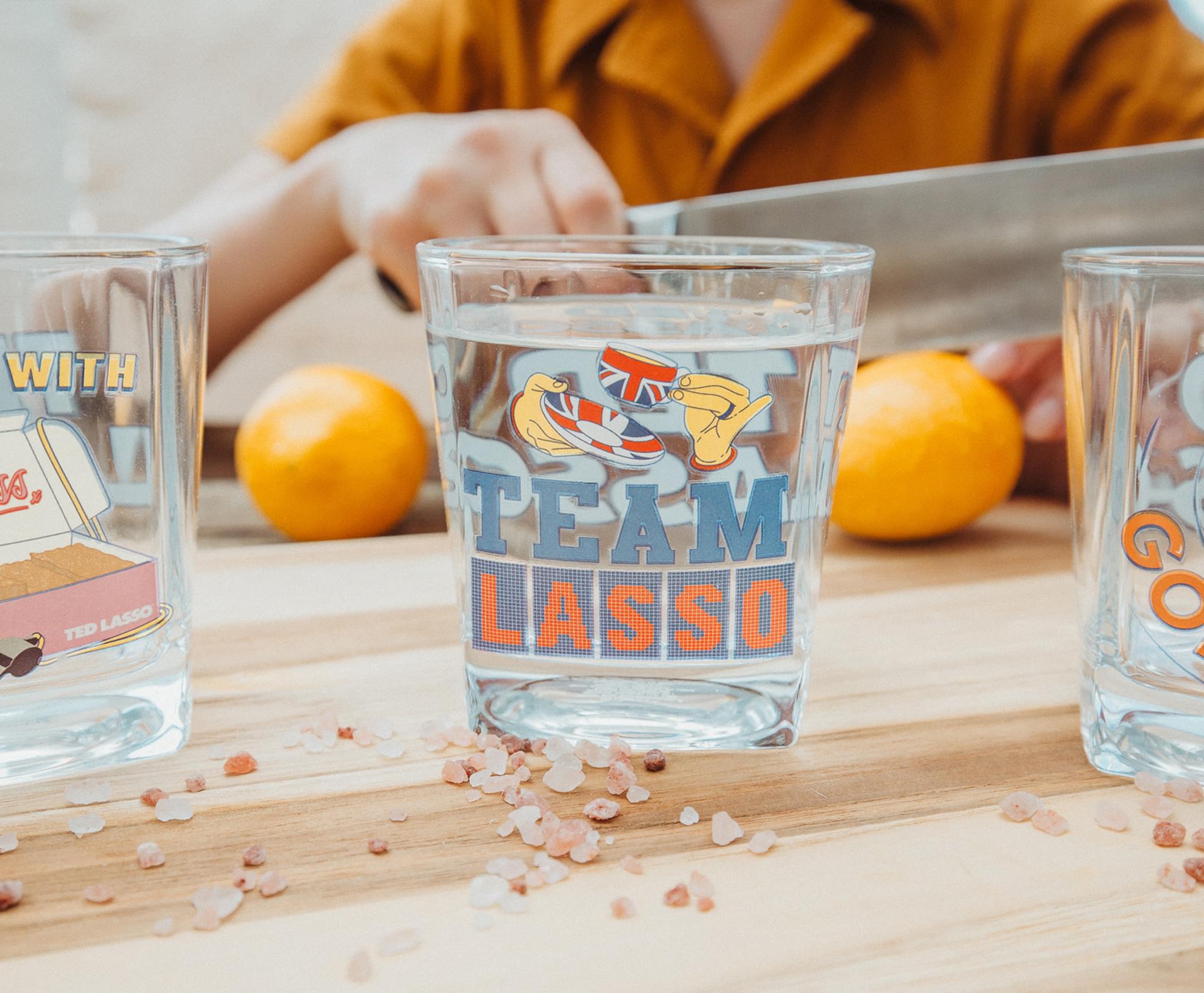 Ted Lasso 10-Ounce Mini Rocks Glasses | Set of 4