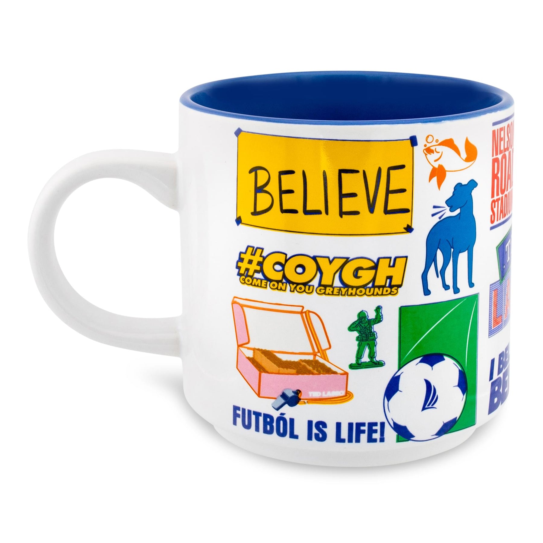 Ted Lasso Icons Ceramic Mug | Holds 13 Ounces