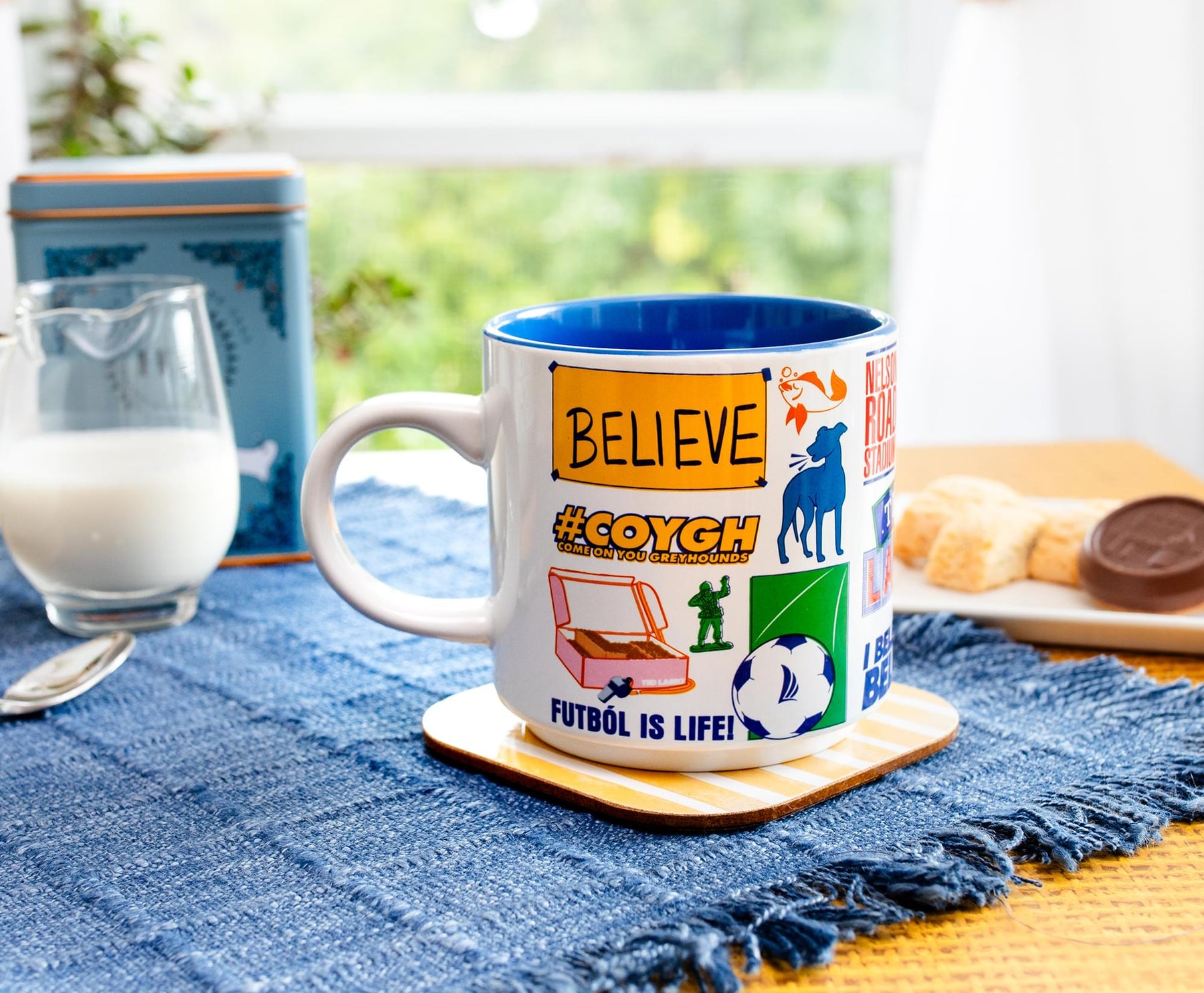 Ted Lasso Icons Ceramic Mug | Holds 13 Ounces