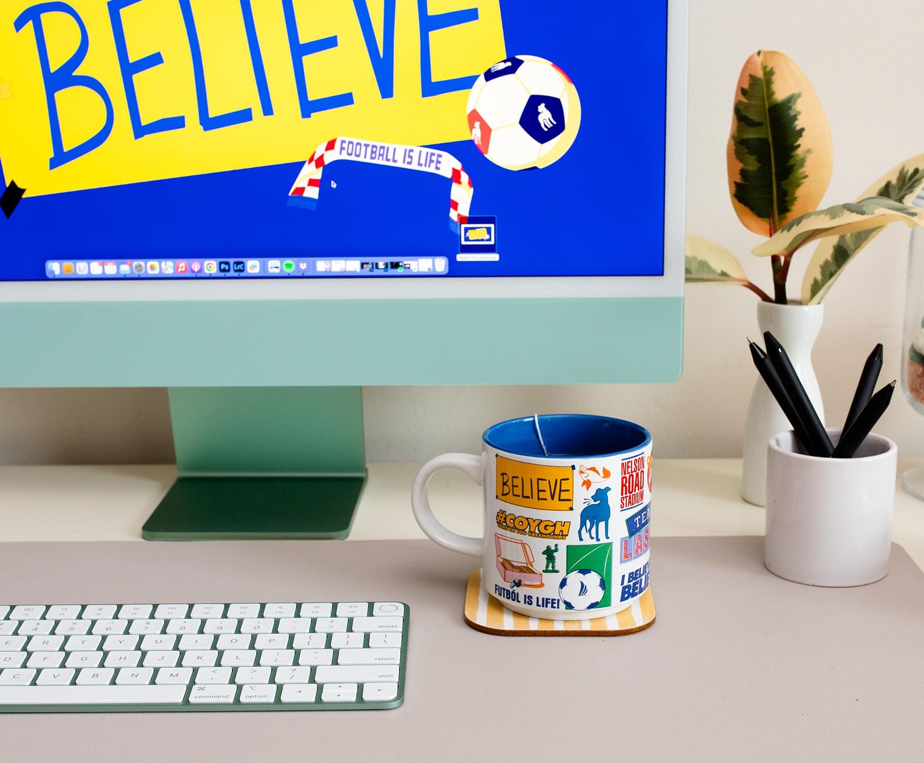 Ted Lasso Icons Ceramic Mug | Holds 13 Ounces