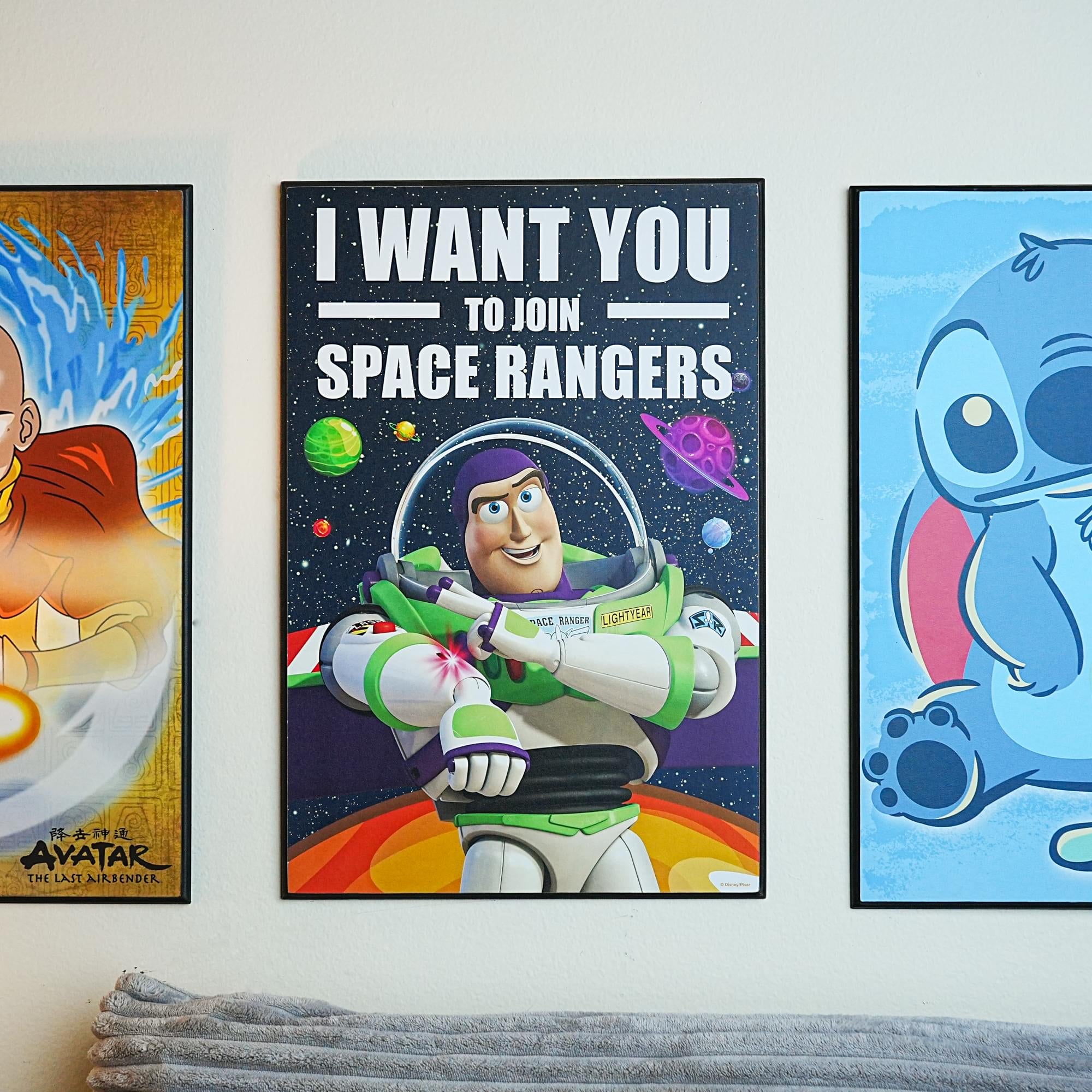 Disney Toy Story Buzz Lightyear 13 x 19 Inch Hanging Wood Wall Art