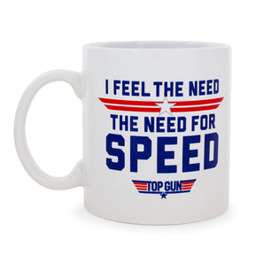 Top Gun "The Need For Speed" Ceramic Mug | Holds 20 Ounces