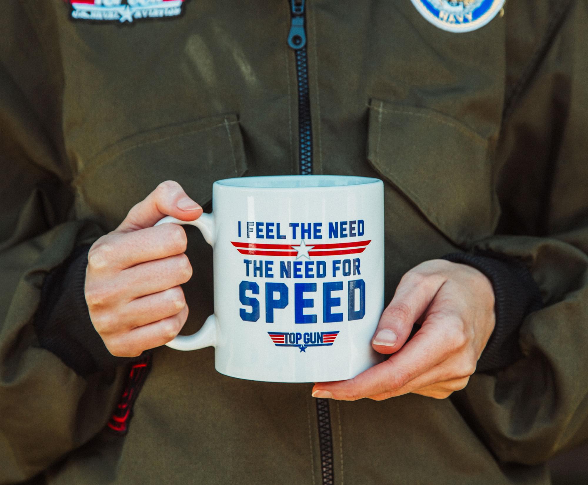 Top Gun "The Need For Speed" Ceramic Mug | Holds 20 Ounces