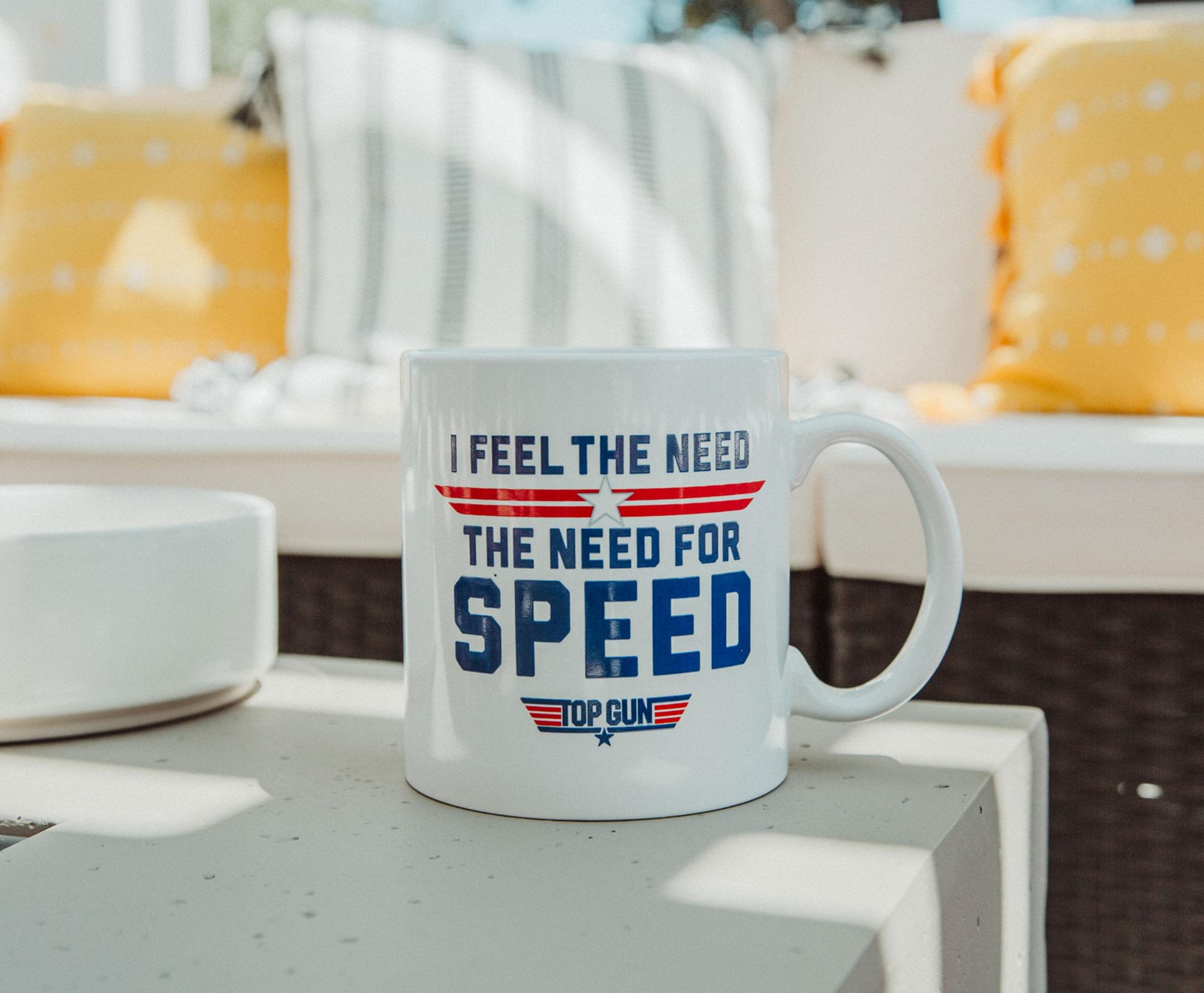 Top Gun "The Need For Speed" Ceramic Mug | Holds 20 Ounces