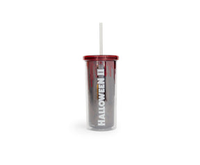 Halloween 2 Michael Myers Carnival Cup With Lid And Straw | Holds 20 Ounces