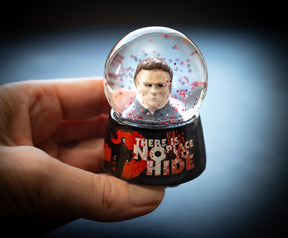 Halloween Michael Myers "No Place To Hide" Mini Snow Globe | 3 Inches Tall
