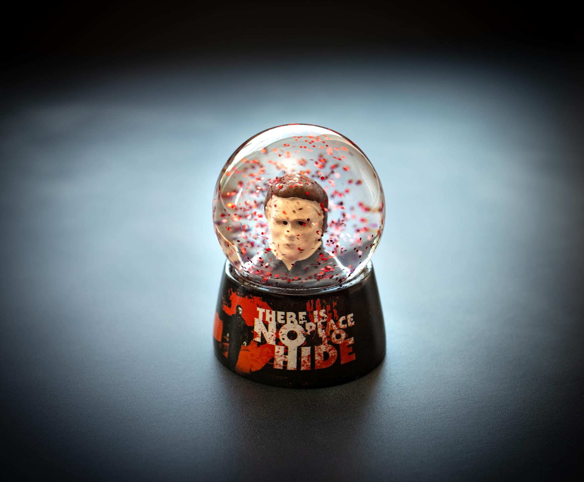 Halloween Michael Myers "No Place To Hide" Mini Snow Globe | 3 Inches Tall