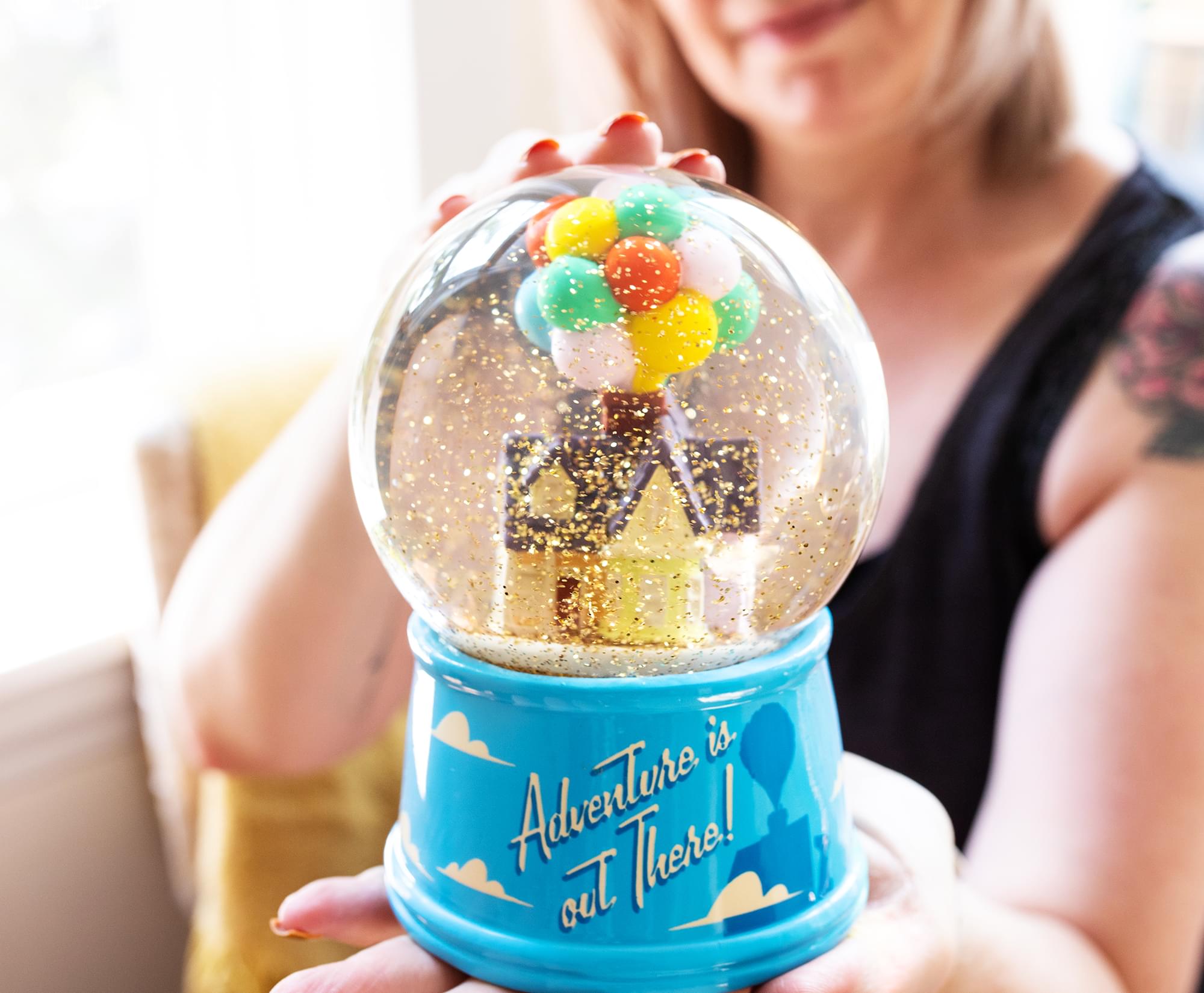 Disney and Pixar UP House Light-Up Snow Globe | 6 Inches Tall