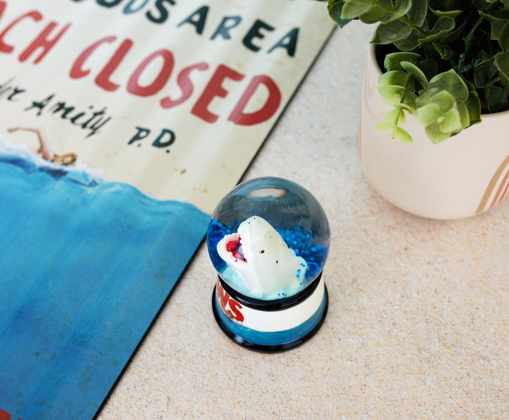 JAWS Light-Up Mini Snow Globe | 3 Inches Tall