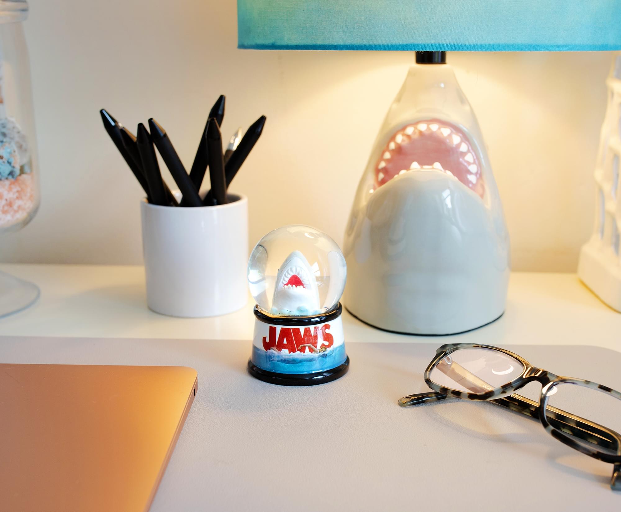 JAWS Light-Up Mini Snow Globe | 3 Inches Tall
