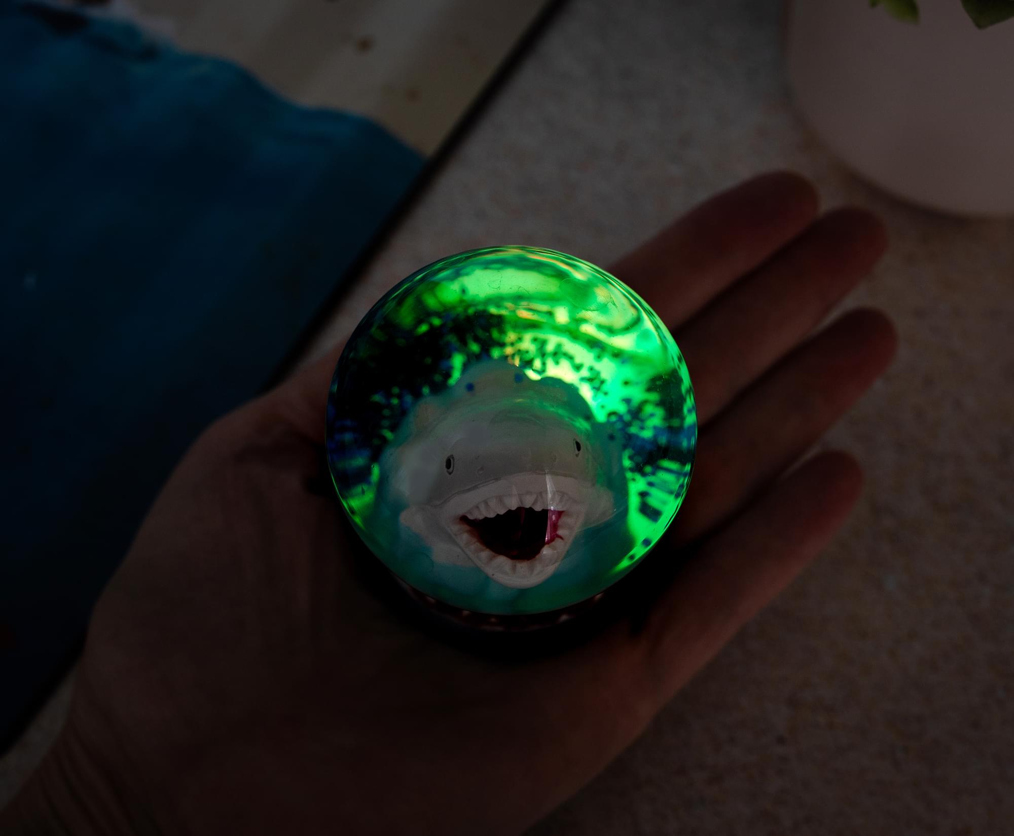 JAWS Light-Up Mini Snow Globe | 3 Inches Tall