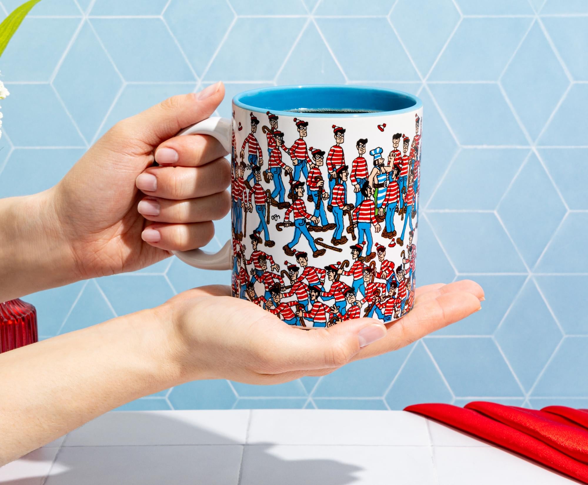 Wheres Waldo Land Of Waldos 20-Ounce Ceramic Mug