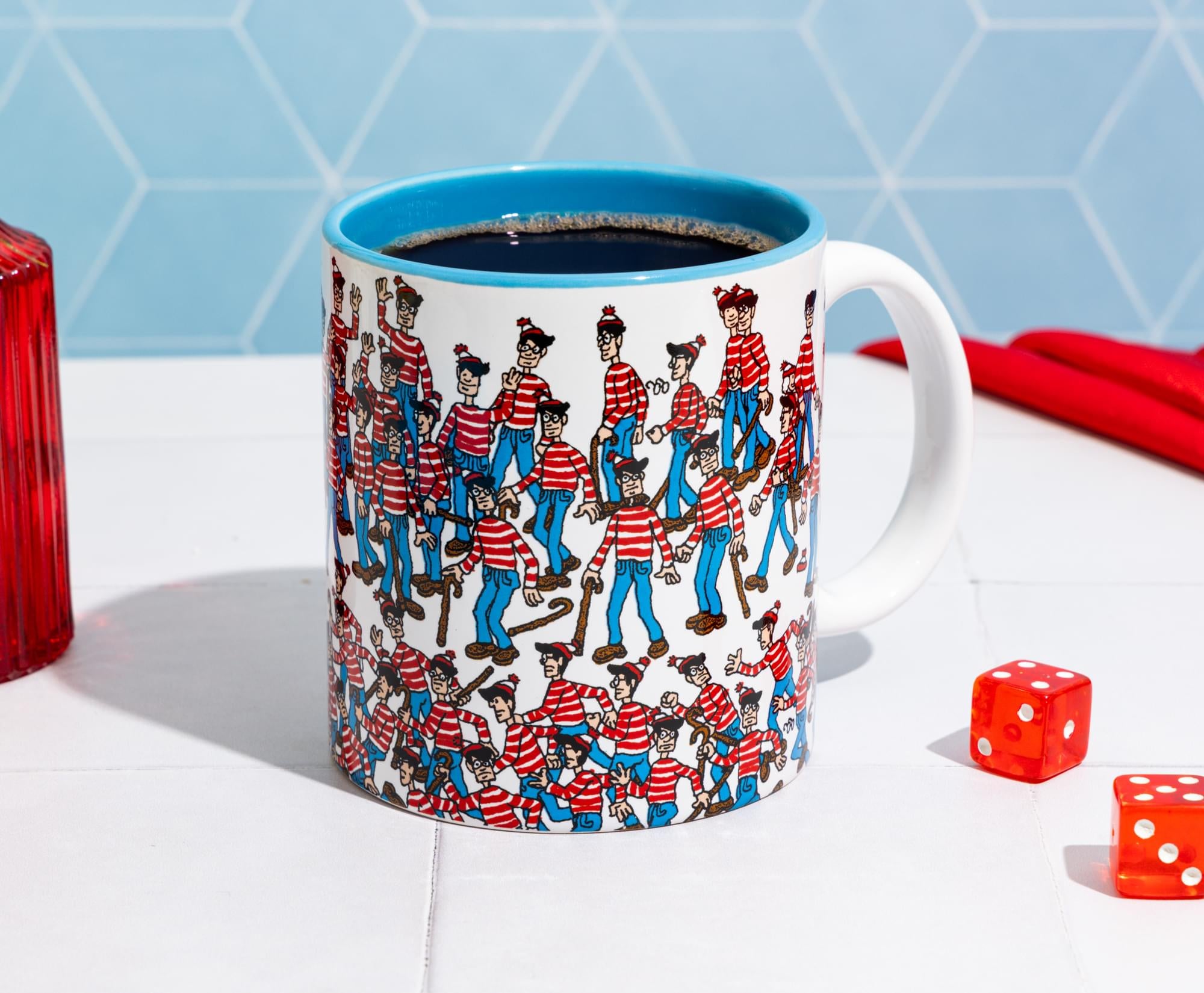 Wheres Waldo Land Of Waldos 20-Ounce Ceramic Mug