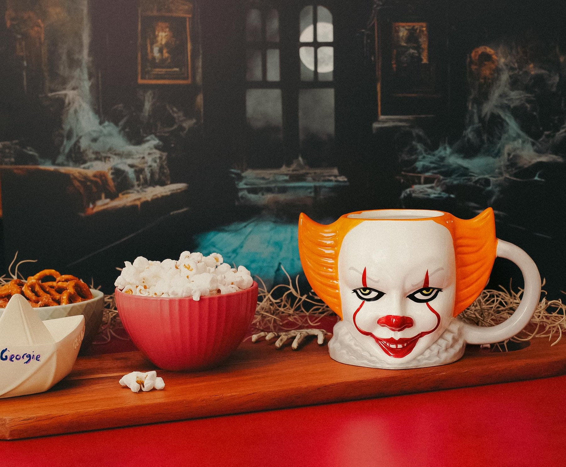 IT Pennywise 3D Sculpted Ceramic Mug | Holds 21 Ounces