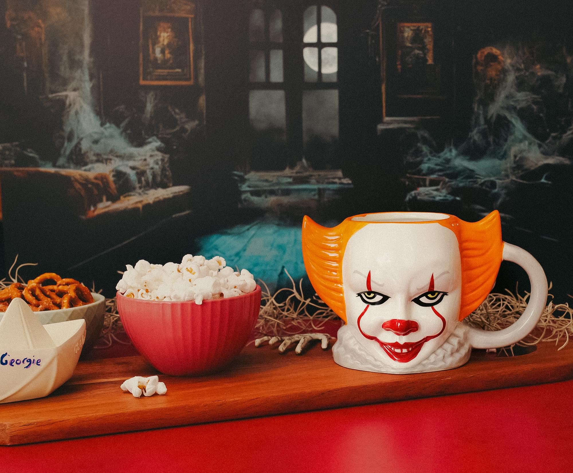 IT Pennywise 3D Sculpted Ceramic Mug | Holds 21 Ounces