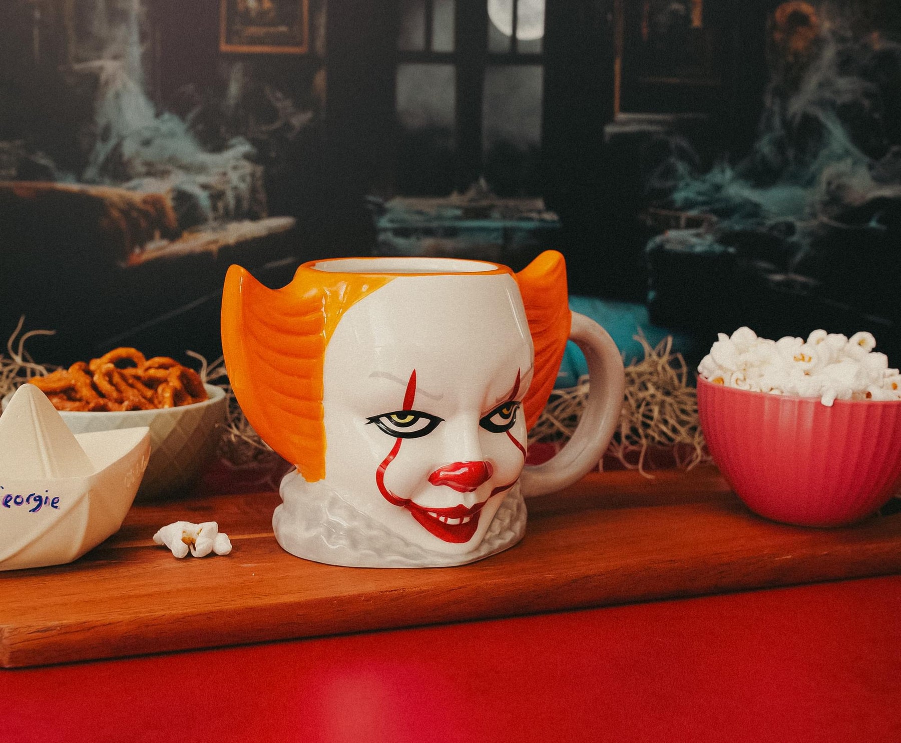 IT Pennywise 3D Sculpted Ceramic Mug | Holds 21 Ounces