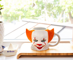 IT Pennywise 3D Sculpted Ceramic Mug | Holds 21 Ounces